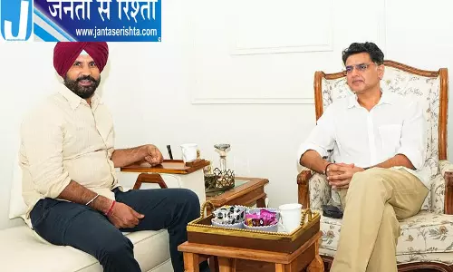 पंजाब दौरे से पहले सचिन पायलट की राजा वारिंग से अहम मुलाकात पंजाब दौरे से पहले सचिन पायलट की राजा वारिंग से अहम मुलाकात