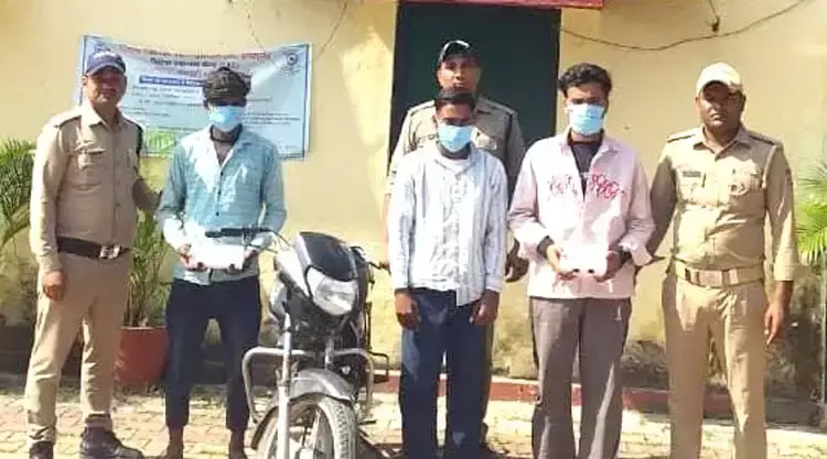 धनपुरा लूटकांड का खुलासा, तीन आरोपित पुलिस की गिरफ्त में