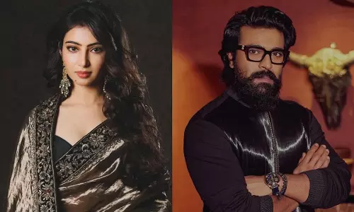 राम चरण की थ्रिलर में सारा अर्जुन की एंट्री राम चरण की थ्रिलर में सारा अर्जुन की एंट्री