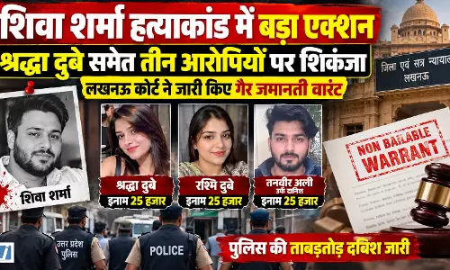 शिवा शर्मा हत्याकांड में बड़ा एक्शन, श्रद्धा दुबे समेत तीन आरोपियों पर शिकंजा