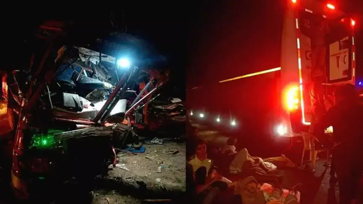 मैसूर में लॉरी और बस की टक्कर में मलयाली लोगों समेत चार लोगों की मौत मैसूर में लॉरी और बस की टक्कर में मलयाली लोगों समेत चार लोगों की मौत