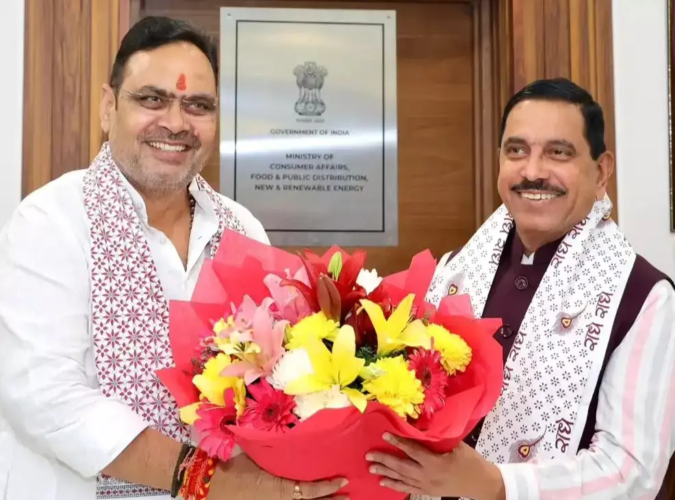 भजनलाल शर्मा ने केंद्रीय मंत्रियों के सामने उठाए विकास परियोजनाओं के मुद्दे भजनलाल शर्मा ने केंद्रीय मंत्रियों के सामने उठाए विकास परियोजनाओं के मुद्दे