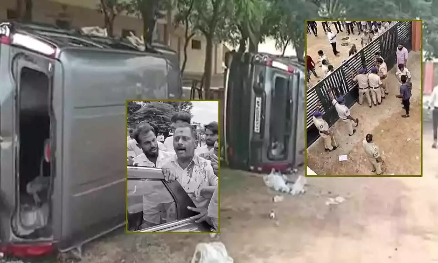 पुंगनूर में YSRCP-टीडीपी के बीच झड़प, कई घायल पुंगनूर में YSRCP-टीडीपी के बीच झड़प, कई घायल