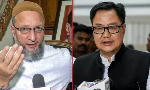 केंद्रीय मंत्री ने की AIMIM चीफ ओवैसी की तारीफ, विपक्ष पर साधा निशाना