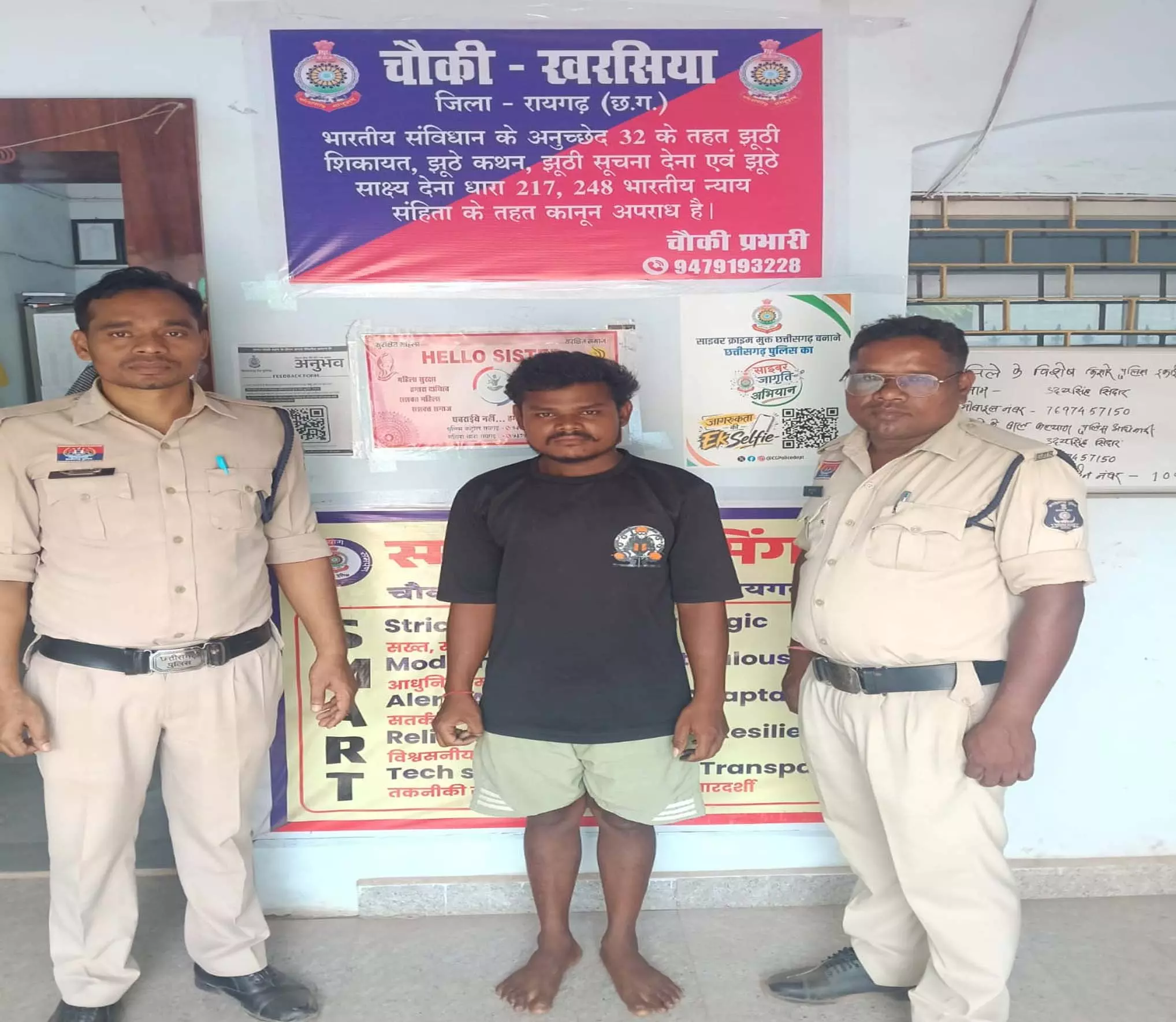 रायगढ़ में नाबालिग से दुष्कर्म का आरोपी गिरफ्तार रायगढ़ में नाबालिग से दुष्कर्म का आरोपी गिरफ्तार
