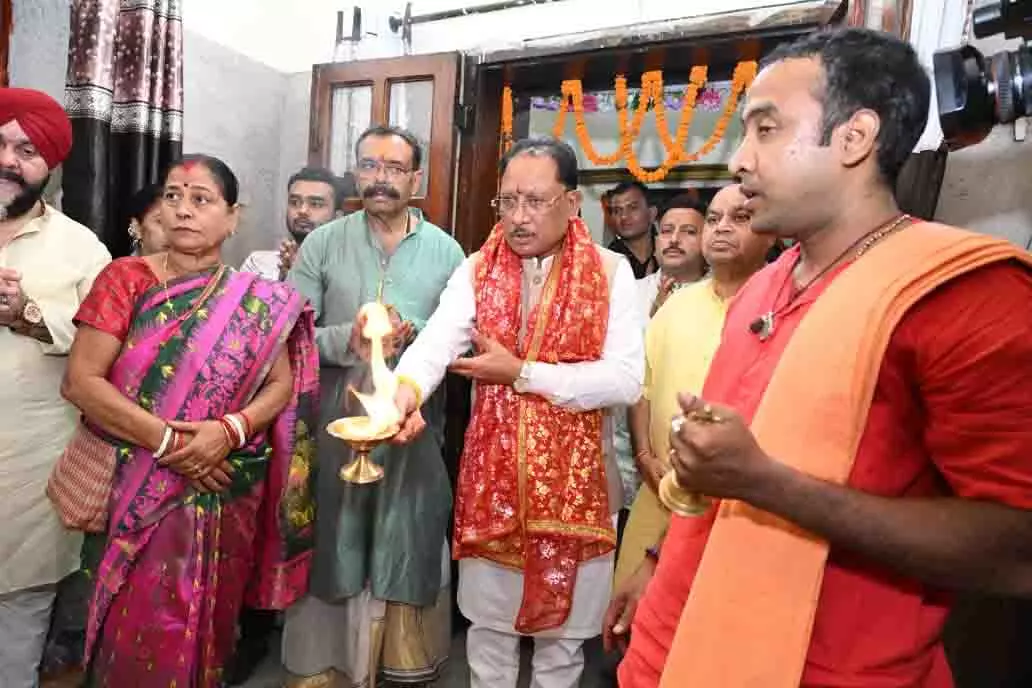 CM साय ने मां काली और मां दुर्गा की पूजा-अर्चना कर प्रदेश की सुख-समृद्धि की कामना की CM साय ने मां काली और मां दुर्गा की पूजा-अर्चना कर प्रदेश की सुख-समृद्धि की कामना की