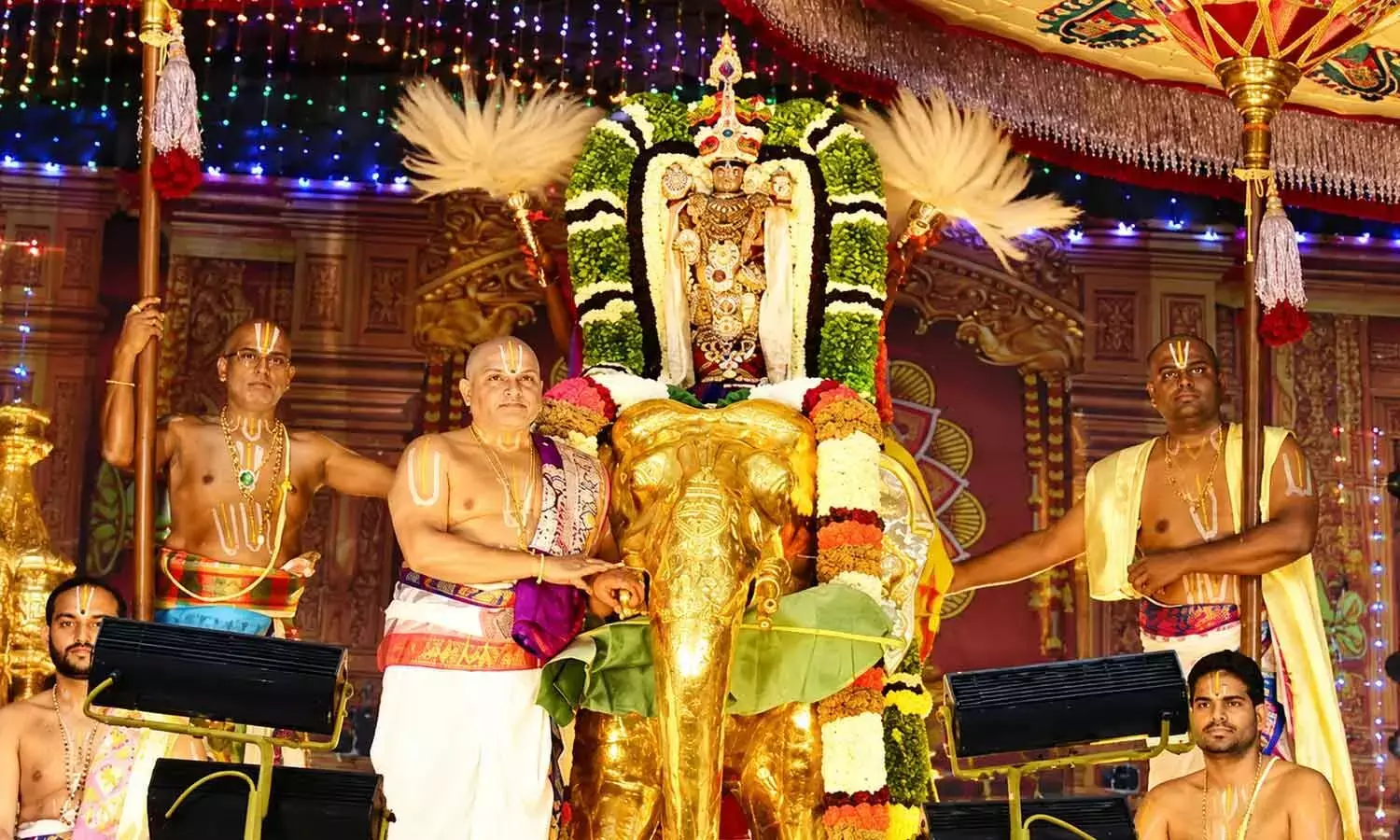 तिरुमाला में रॉयल गज वाहनम जुलूस आयोजित हुआ