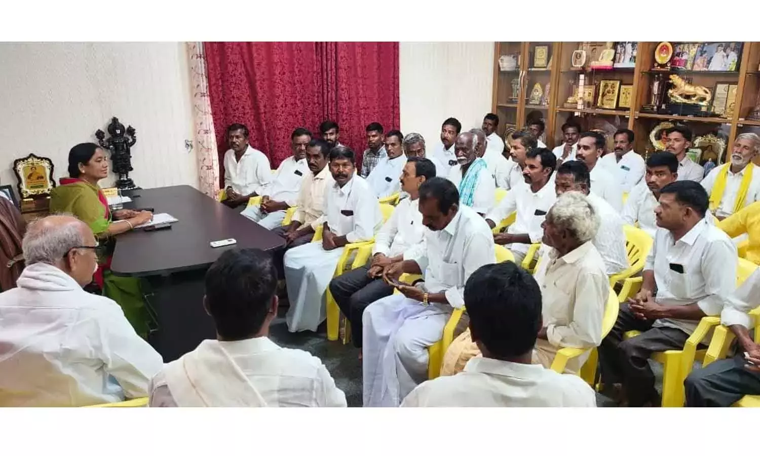 विधायक सुनीता ने एमपीटीसी उम्मीदवार चयन अभियान का नेतृत्व किया