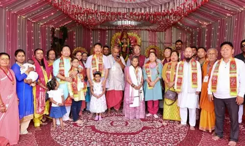 पासीघाट: अनोखी पहल के साथ शुरू हुआ दुर्गा पूजा उत्सव