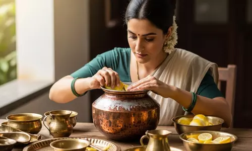 तांबे-पीतल के बर्तन चमकाने का आसान घरेलू नुस्खा तांबे-पीतल के बर्तन चमकाने का आसान घरेलू नुस्खा