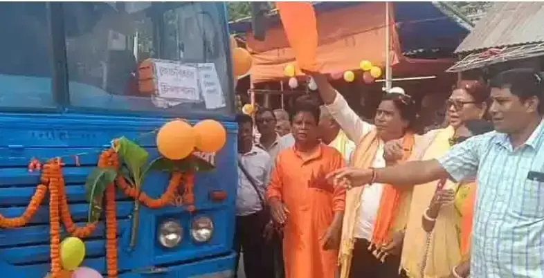 नाटाबाड़ी से कूचबिहार के लिए बस सेवा शुरू, यात्रियों को मिलेगी सहूलियत