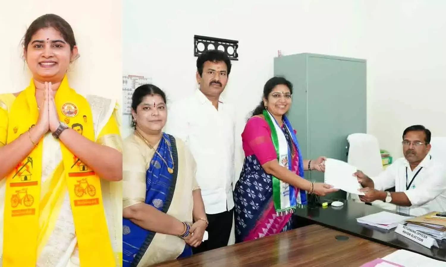 Andhra: मेयर पद के लिए मुक्का श्रावणी और वरुधु कल्याणी आमने-सामने होंगे Andhra: मेयर पद के लिए मुक्का श्रावणी और वरुधु कल्याणी आमने-सामने होंगे