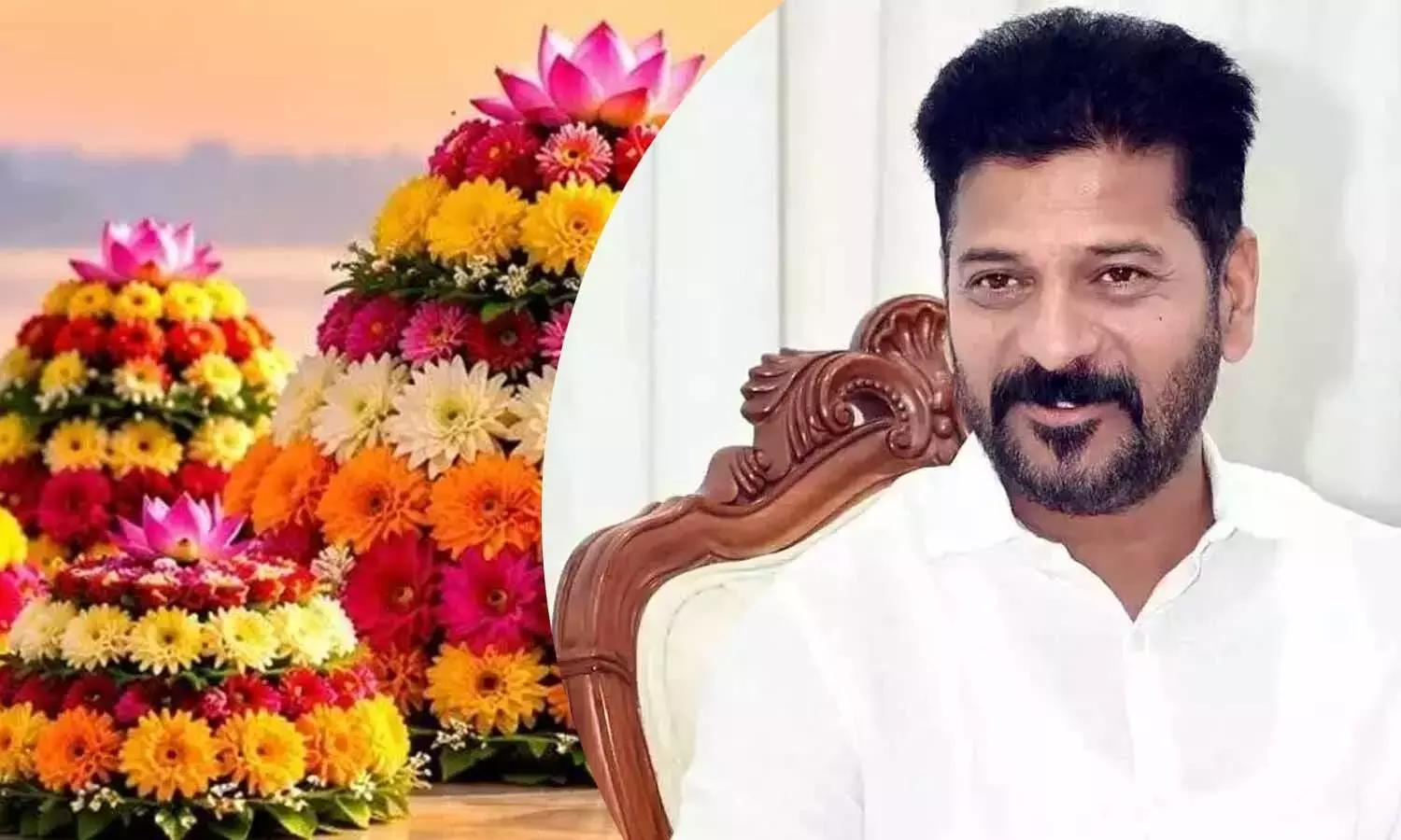 Telangana: सीएम रेवंत रेड्डी ने बथुकम्मा को शुभकामनाएं दीं