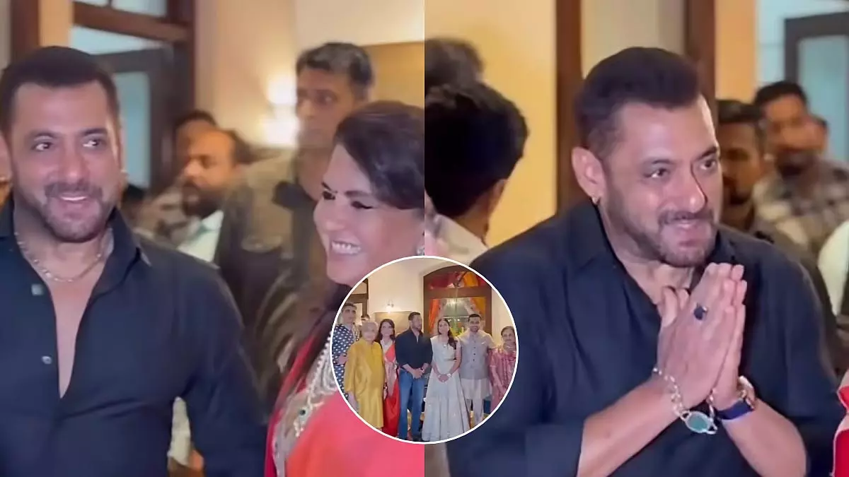 शायना एनसी की बेटी की सगाई में पहुंचे सलमान खान शायना एनसी की बेटी की सगाई में पहुंचे सलमान खान