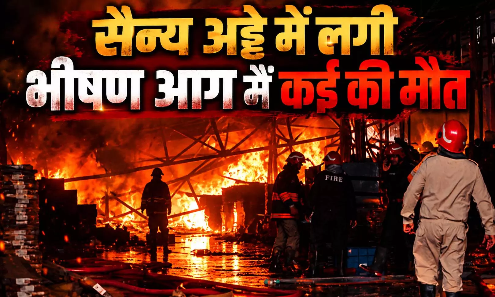 सैन्य अड्डे में लगी भीषण आग में कई की मौत, पीएम ने जताया दुख सैन्य अड्डे में लगी भीषण आग में कई की मौत, पीएम ने जताया दुख