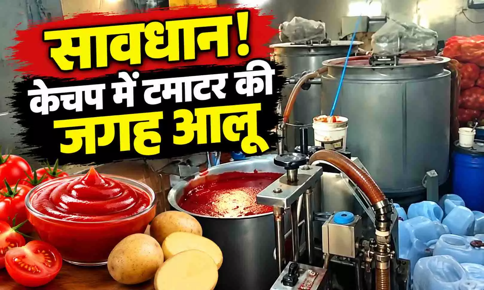 केचप खाने वालों के लिए चौंकाने वाली खबर, टमाटर की जगह मिलाया जा रहा था आलू केचप खाने वालों के लिए चौंकाने वाली खबर, टमाटर की जगह मिलाया जा रहा था आलू