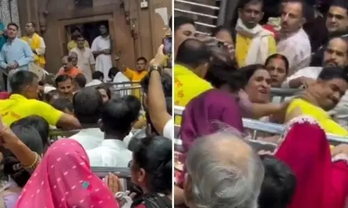 बांके बिहारी मंदिर में बवाल: श्रद्धालुओं और सुरक्षाकर्मियों के बीच जमकर मारपीट, वायरल वीडियो