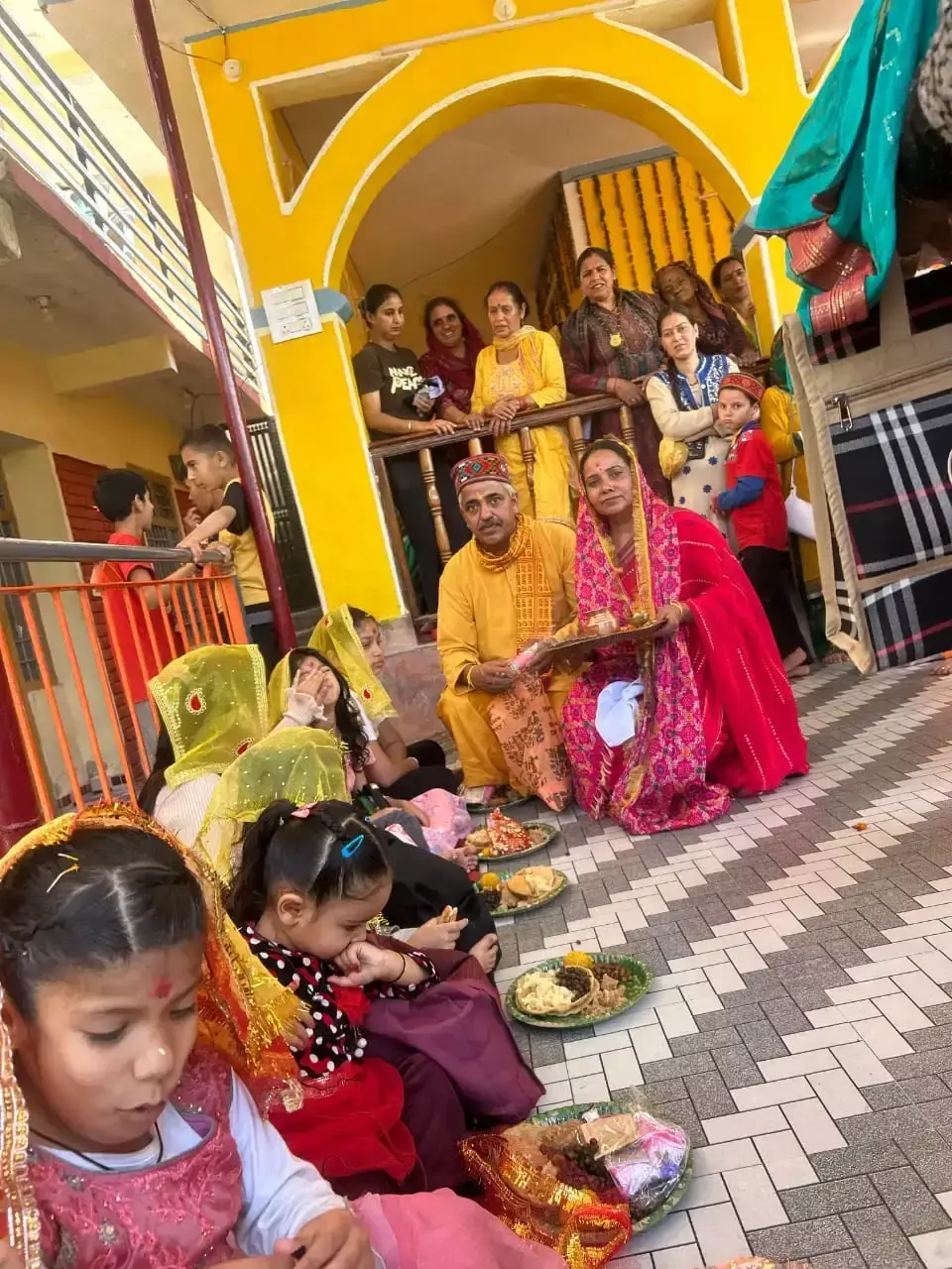 सेहली मंदिर में दुर्गाष्टमी पर कन्या पूजन, हवन और भंडारा