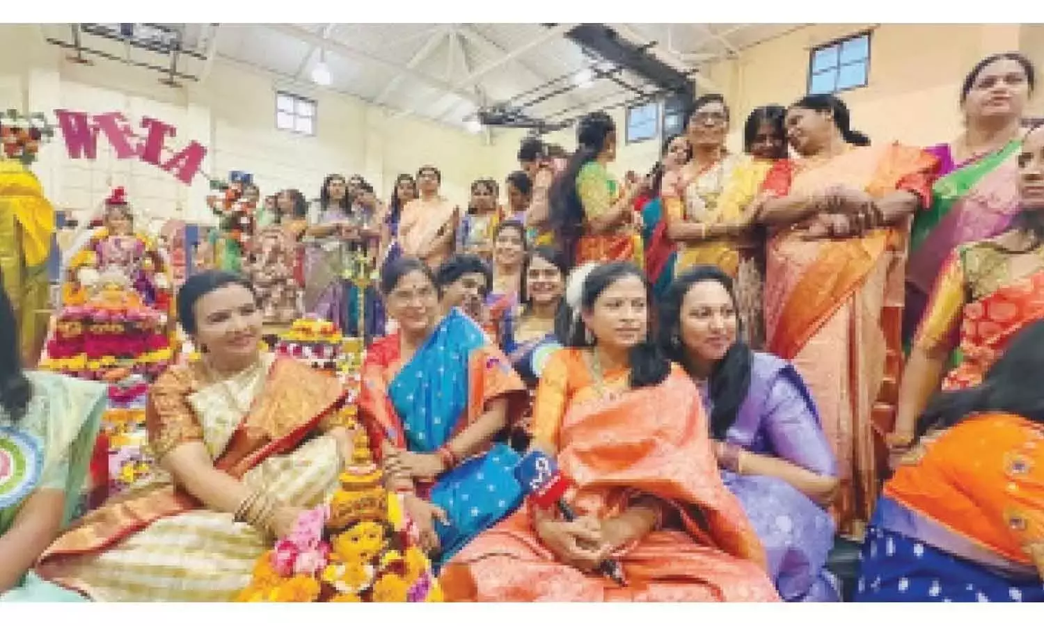 WETA के तहत अमेरिका में बथुकम्मा उत्सव मनाया गया