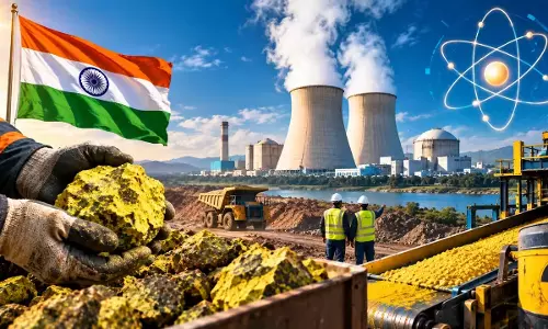 यूरेनियम उत्पादन में गिरावट, भारत को झटका यूरेनियम उत्पादन में गिरावट, भारत को झटका