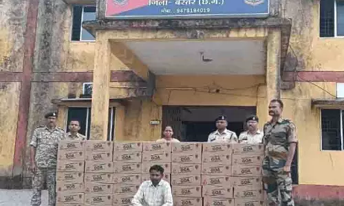 घर से मिली 75 पेटी अंग्रेजी शराब, पुलिस ने आरोपी को दबोचा