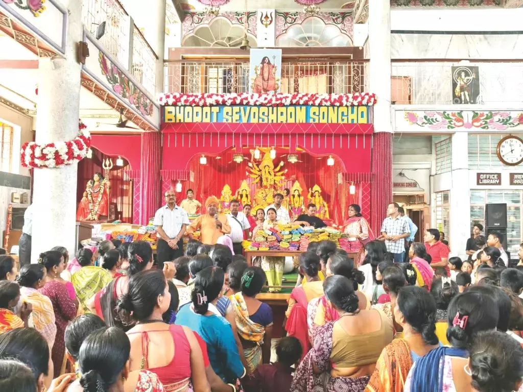 दीमापुर में दुर्गा पूजा के लिए 54 पंडाल लगाए गए