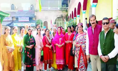 टारना माता के जयकारों से गूंजा मंदिर टारना माता के जयकारों से गूंजा मंदिर