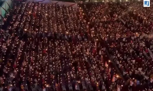 महाअष्टमी पर उमियाधाम में उमड़ा आस्था का सैलाब, 20 हजार से ज्यादा श्रद्धालुओं ने की महाआरती
