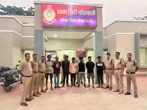 दशहरा से पहले कोरबा पुलिस का बड़ा एक्शन, 13 लोगों पर कार्रवाई दशहरा से पहले कोरबा पुलिस का बड़ा एक्शन, 13 लोगों पर कार्रवाई