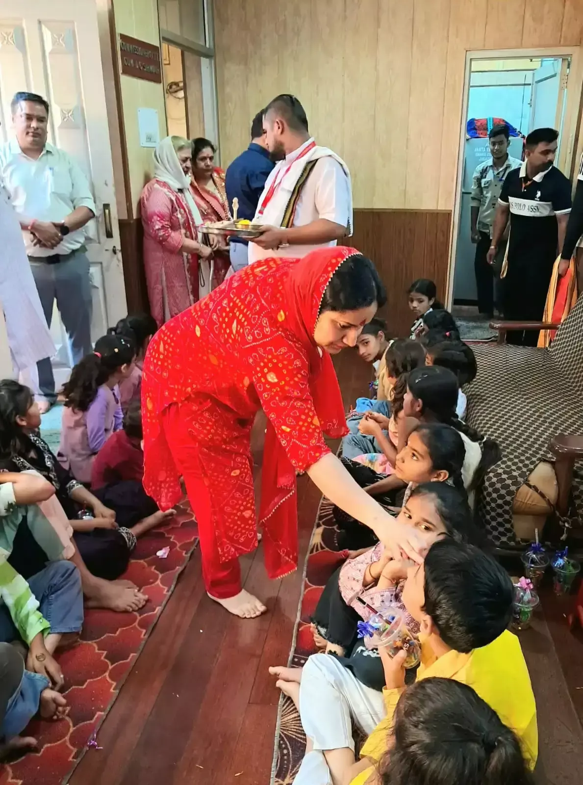 त्रिलोकपुर में माता बाला सुंदरी मंदिर में धार्मिक अनुष्ठान संपन्न
