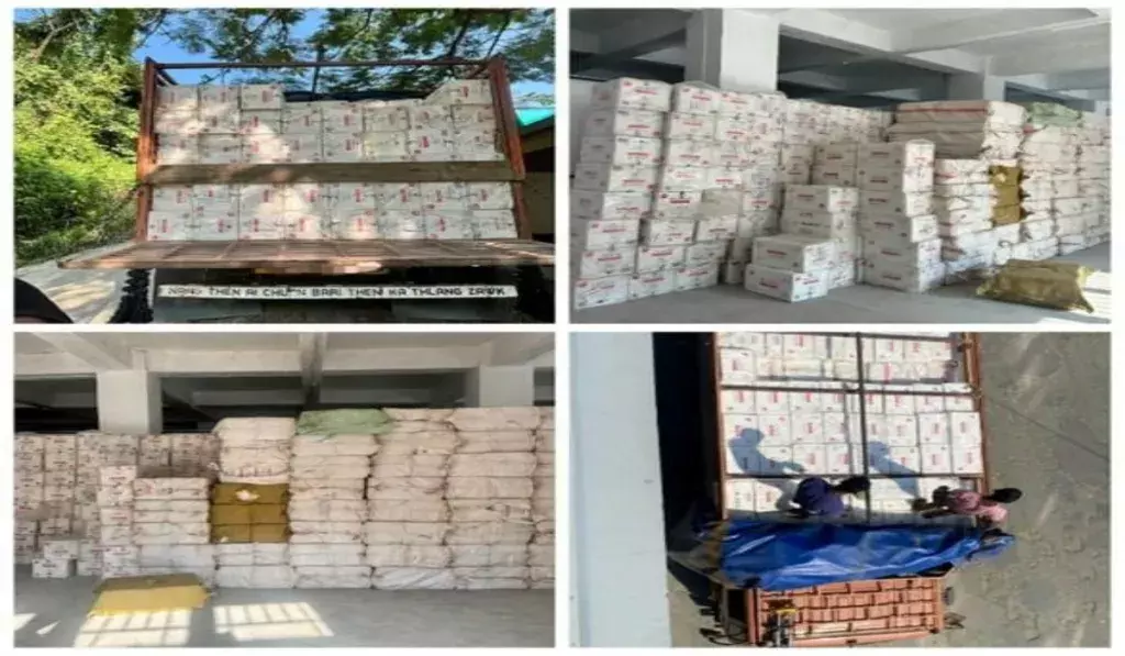 मिजोरम में DRI की बड़ी कार्रवाई: ₹8.64 करोड़ की सिगरेट जब्त मिजोरम में DRI की बड़ी कार्रवाई: ₹8.64 करोड़ की सिगरेट जब्त