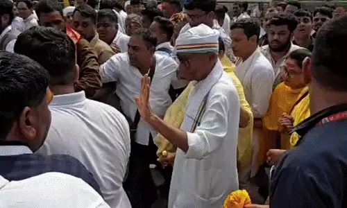 दिग्विजय सिंह की 70 दिन की पदयात्रा शुरू दिग्विजय सिंह की 70 दिन की पदयात्रा शुरू