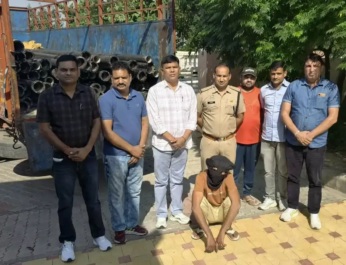 पाइपलाइन चोरी मामले में पुलिस की कार्रवाई, आरोपी पकड़े गए
