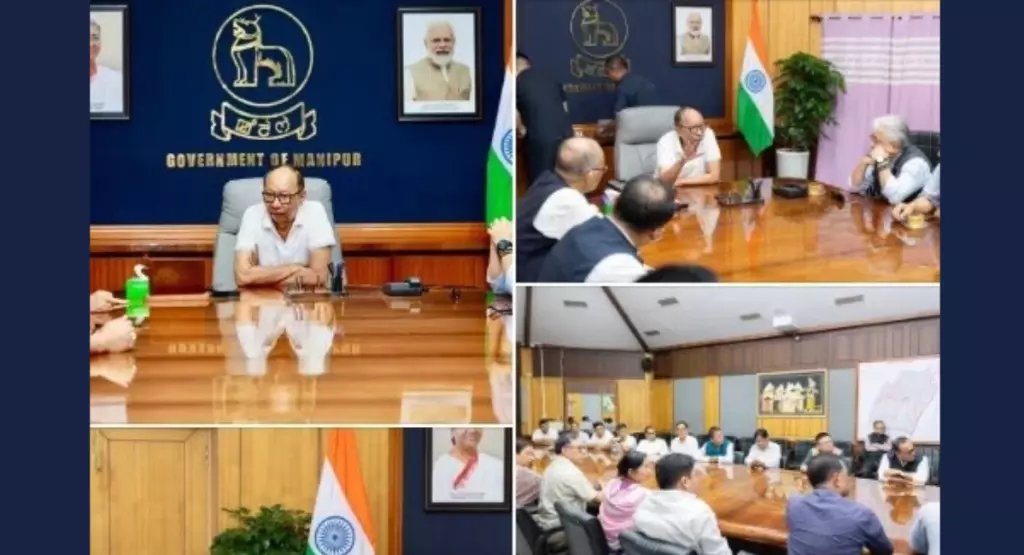 मणिपुर हिंसा: कांगपोकपी में हत्याओं के बाद सीएम ने की सुरक्षा समीक्षा मणिपुर हिंसा: कांगपोकपी में हत्याओं के बाद सीएम ने की सुरक्षा समीक्षा