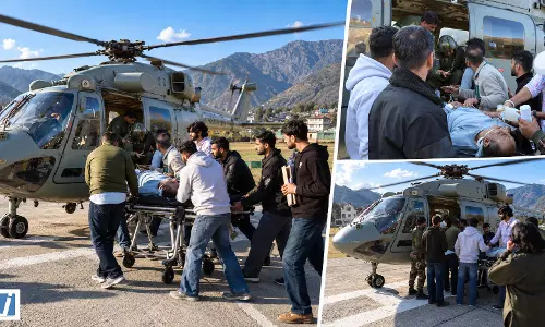 भारतीय वायुसेना बनी देवदूत, गंभीर मरीज को हेलीकॉप्टर से पहुंचाया अस्पताल