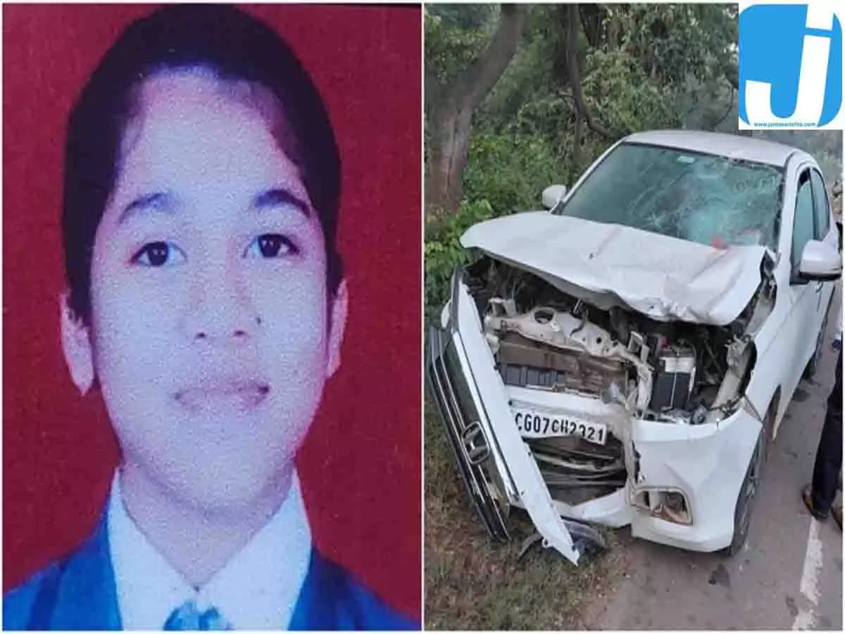 भिलाई में कार और स्कूटी की जोरदार टक्कर, युवती की मौत भिलाई में कार और स्कूटी की जोरदार टक्कर, युवती की मौत