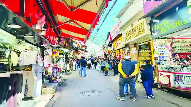 त्योहारी सीजन में भी शिमला के बाजार सूने, कारोबारियों की बढ़ी चिंता त्योहारी सीजन में भी शिमला के बाजार सूने, कारोबारियों की बढ़ी चिंता