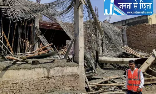 गुरुग्राम में बड़ा हादसा टला, निर्माणाधीन बिल्डिंग झुकने से हड़कंप