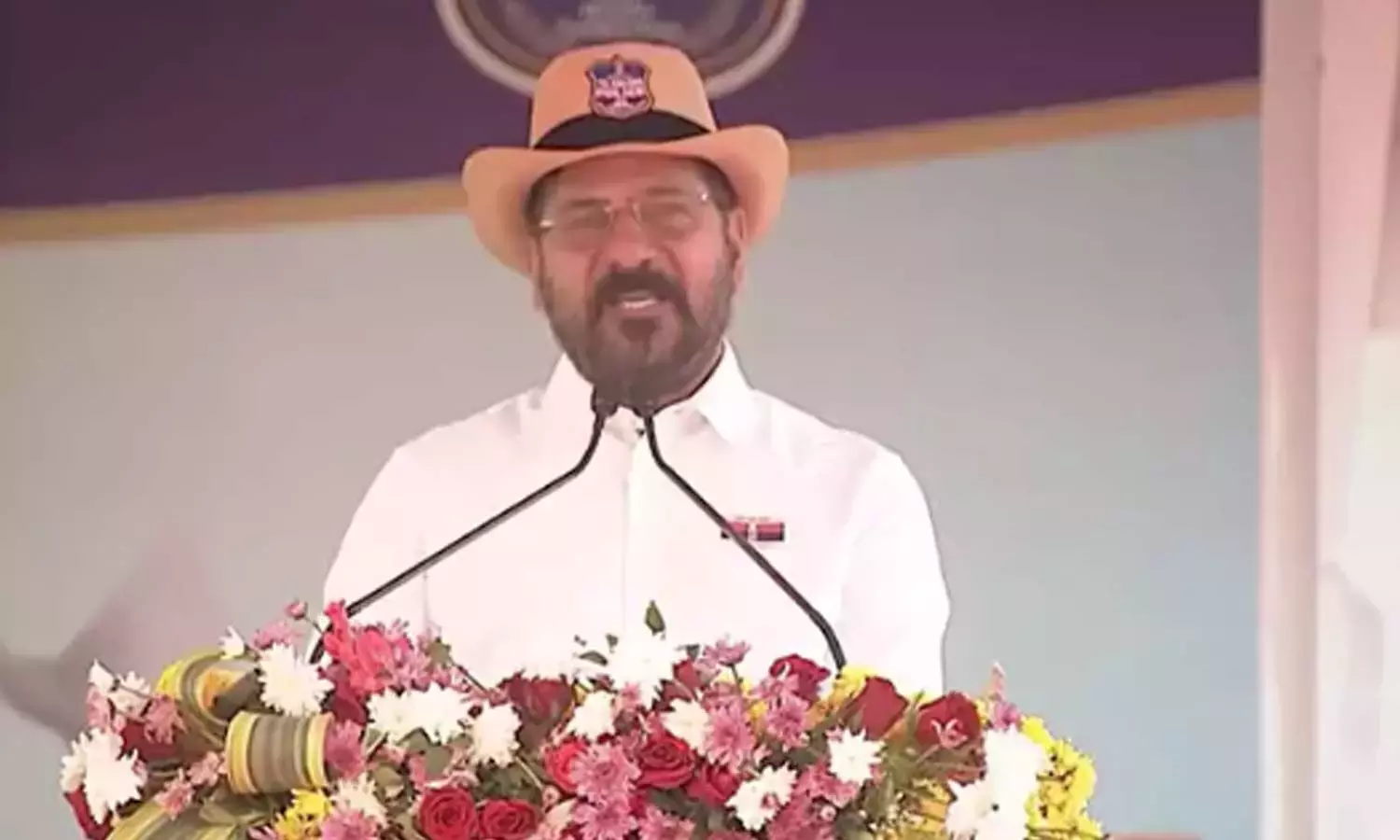 Telangana: सीएम रेवंत रेड्डी पुलिस स्मृति दिवस कार्यक्रम में शामिल हुए
