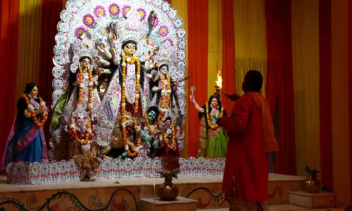 दिल्ली के CR पार्क में दुर्गा पूजा विसर्जन पर विवाद