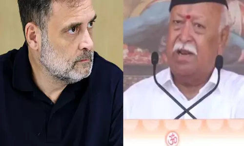 RSS पर राहुल गांधी की टिप्पणी से गरमाई सियासत