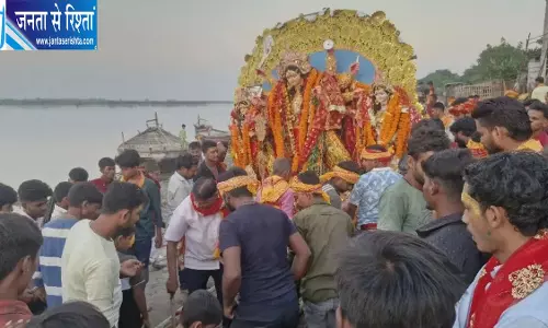 बिहार में 16,800 दुर्गा प्रतिमाएं स्थापित, 12 हजार का विसर्जन,सुरक्षा में 25 हजार जवान तैनात