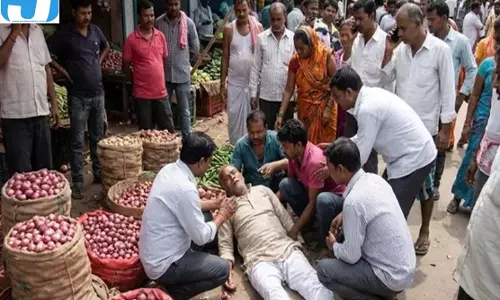 प्याज के मोलभाव पर विवाद, सब्जी विक्रेता की मौत से हड़कंप