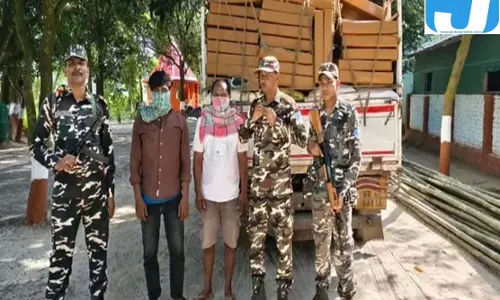 नेपाल सीमा पर एसएसबी की बड़ी कार्रवाई, 3900 किलो मसाले और पॉलीथिन जब्त
