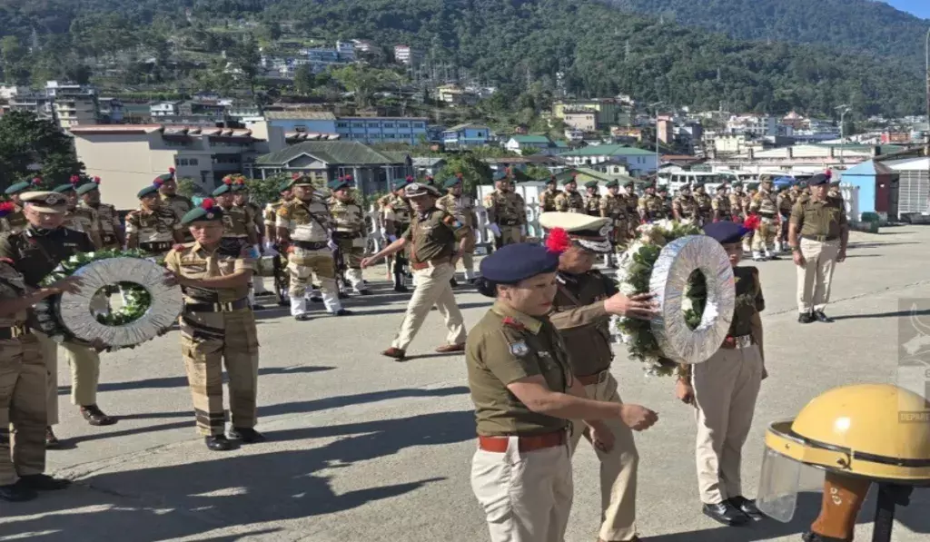 शहीद पुलिस जवानों को श्रद्धांजलि, नागालैंड में मनाया गया पुलिस स्मृति दिवस