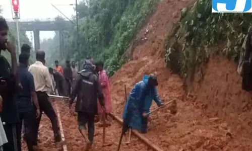 बिलासपुर-तिरुनेलवेली एक्सप्रेस के इंजन का पटरी से उतरना, छह यात्री ट्रेनें रद्द