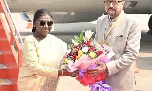 रायपुर पहुंचीं राष्ट्रपति द्रौपदी मुर्मू