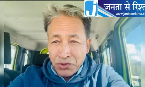 लद्दाख के वादों से पीछे हटने का आरोप, सोनम वांगचुक ने केंद्र को घेरा लद्दाख के वादों से पीछे हटने का आरोप, सोनम वांगचुक ने केंद्र को घेरा