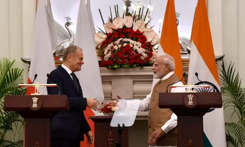 भारत पोलैंड मिलकर बढ़ाएंगे व्यापार पीएम मोदी का अहम बयान भारत पोलैंड मिलकर बढ़ाएंगे व्यापार पीएम मोदी का अहम बयान