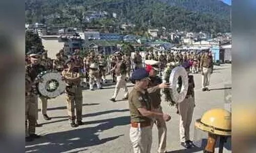 नागालैंड में पुलिस स्मृति दिवस मनाया गया